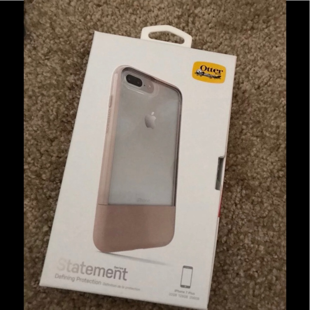 iPhone 7+ phone case & temper glass included!!